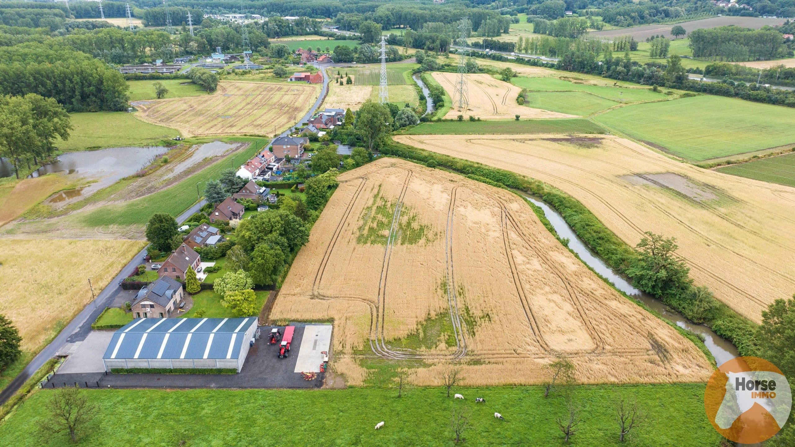 LOT (Beersel) - Unieke Woning met zeer grote loods op 2,1ha foto 3