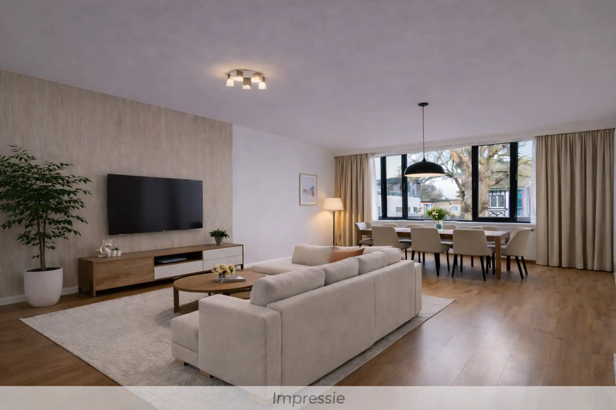 3 slpk-appartement met dubbele staanplaats in centrum Hove foto 3