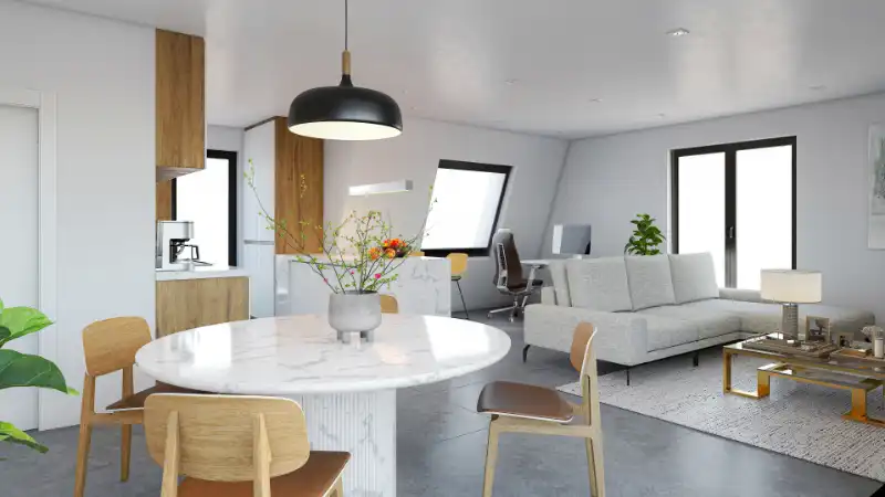 Penthouse nieuwbouw 141m² met terras 8m² op het westen foto 6