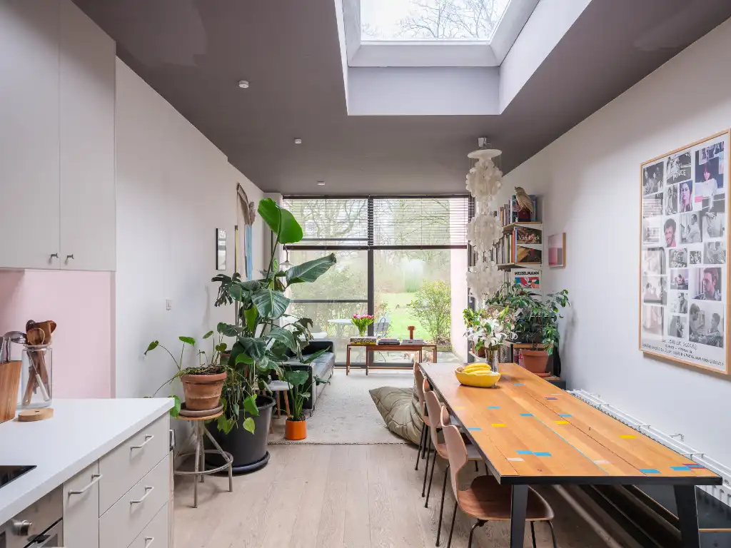 Stijlvolle woning met 3 slaapkamers en parkzicht in de Muide foto 2