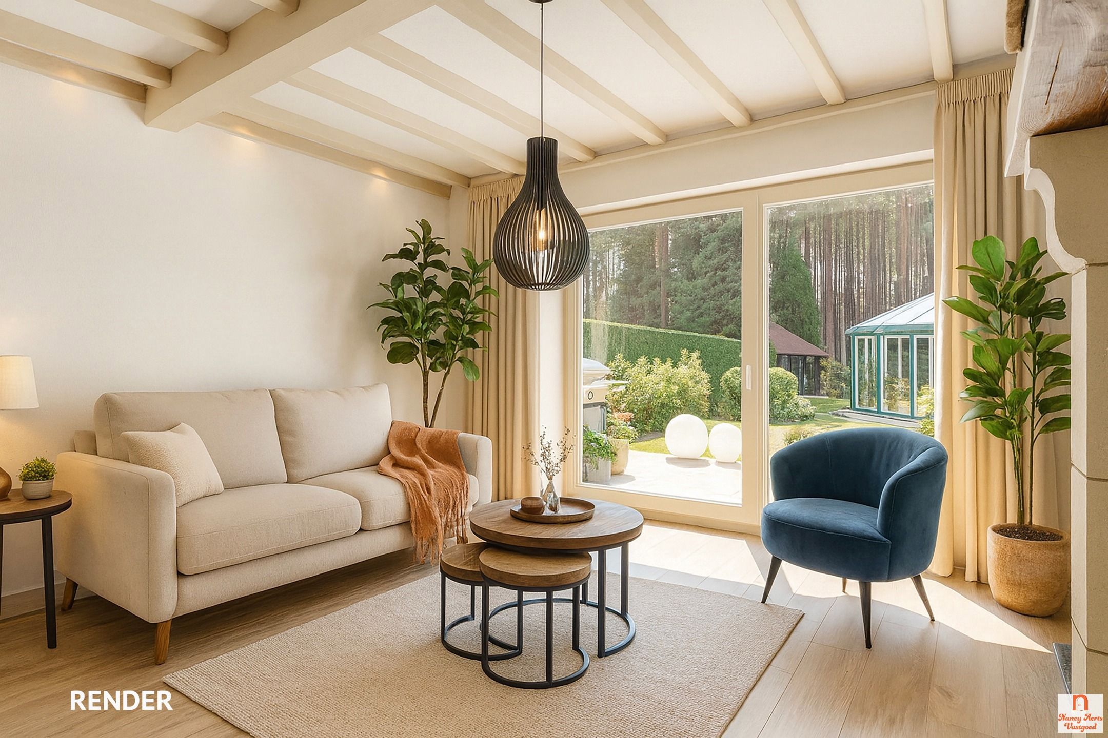 Luxueuze villa met overdekt zwembad, bos en weiland foto 7