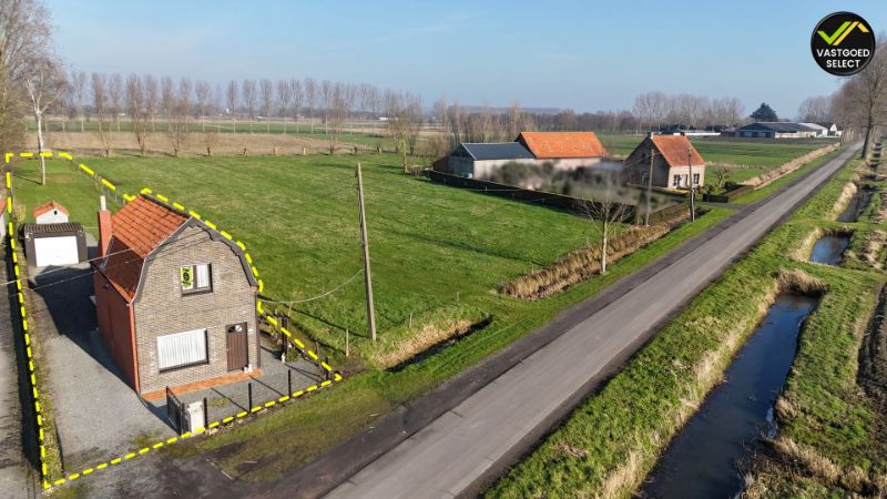 Hoofdfoto van de publicatie: Te koop: Rustig gelegen open bebouwing met uniek uitzicht op de velden te Sint-Laureins