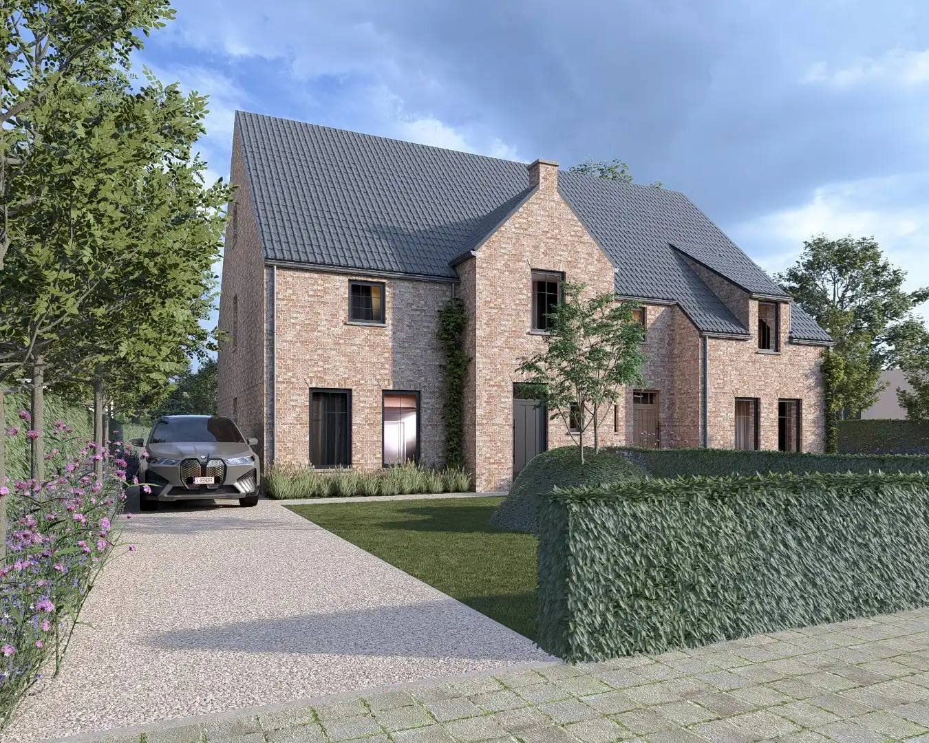 BEN-nieuwbouwwoning (CASCO) op een perceel van 04a70ca op een rustige locatie te Neeroeteren!  foto 3