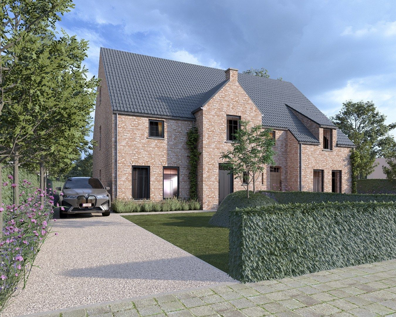 BEN-nieuwbouwwoning (CASCO) op een perceel van 04a70ca op een rustige locatie te Neeroeteren!  foto 3