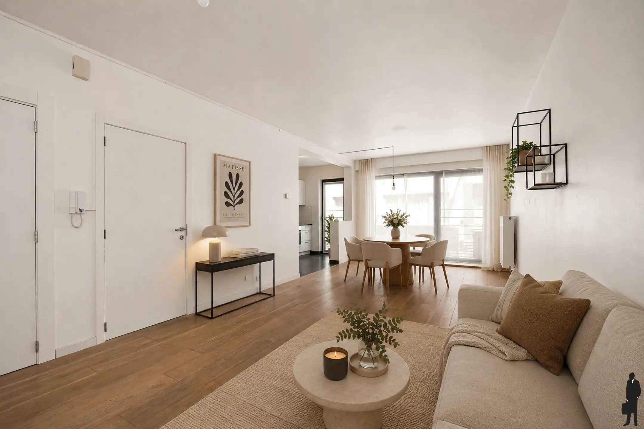 Hoofdfoto van de publicatie: Gerenoveerd 1-slpkappartement met terras in hartje Beveren