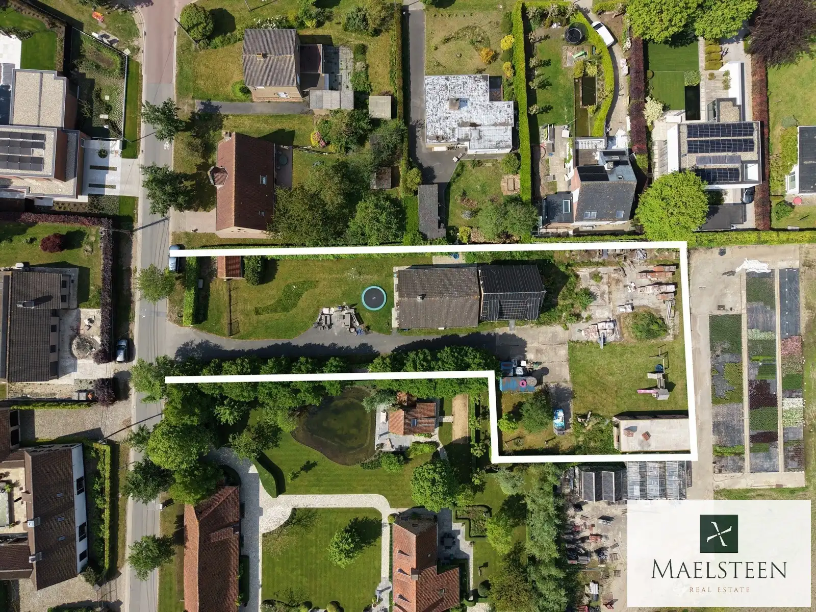Terrein van 2.168 m² met vergund plan te Sint-Andries foto 4