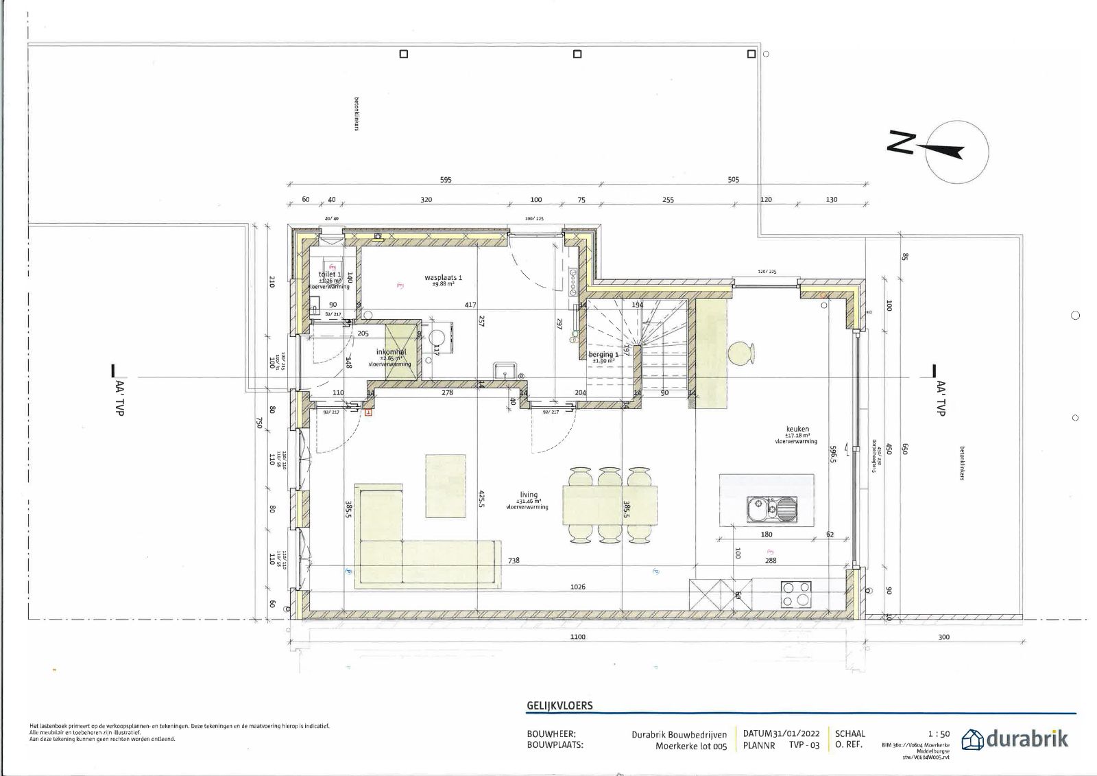 Energiezuinige nieuwbouwwoning in moderne landelijke stijl met 5 slaapkamers te Moerkerke. foto 19