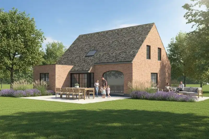 Nieuw te bouwen alleenstaande woning te Roeselare. foto 2