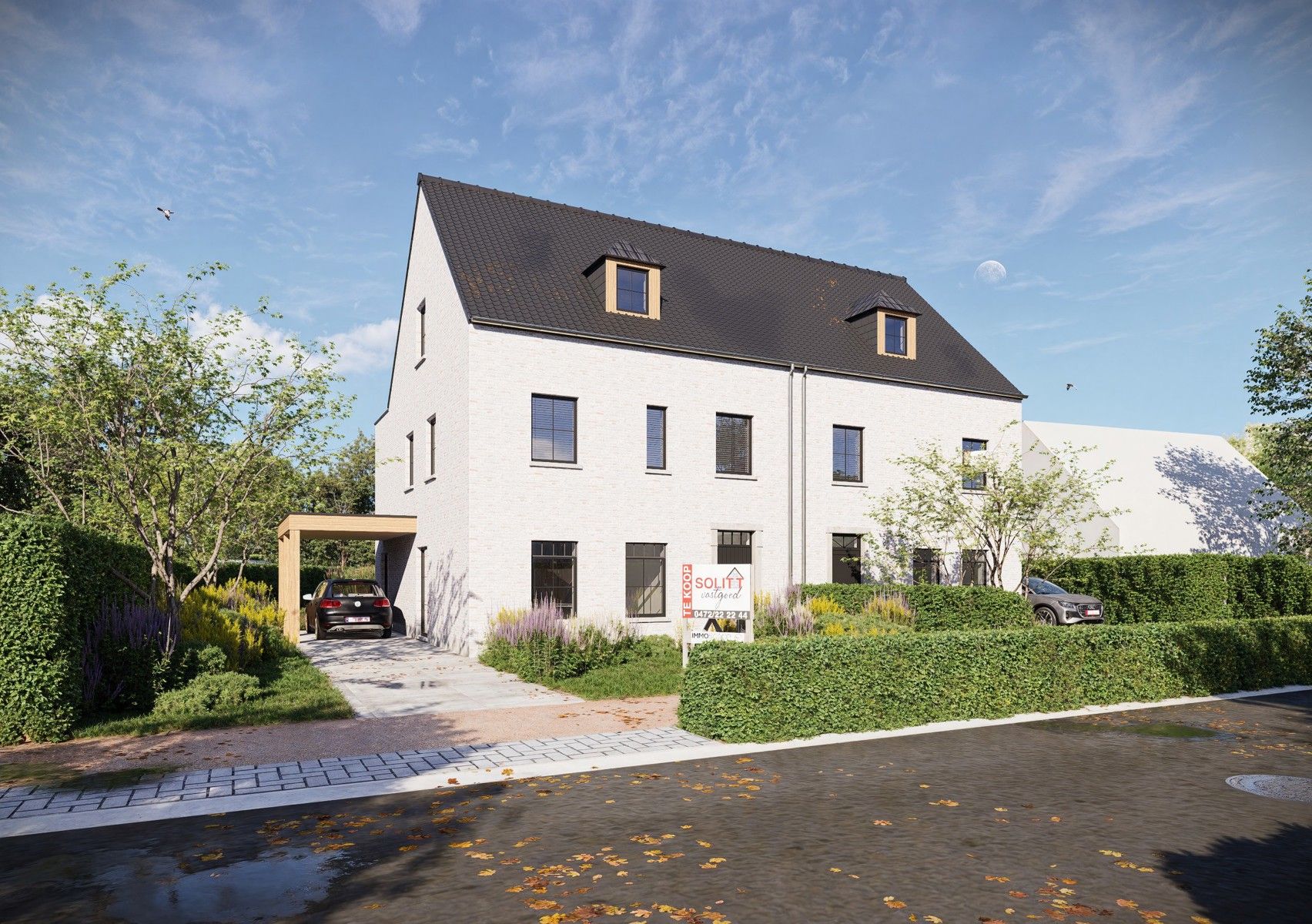 Halfopen nieuwbouwwoning aan 6% BTW foto {{pictureIndex}}