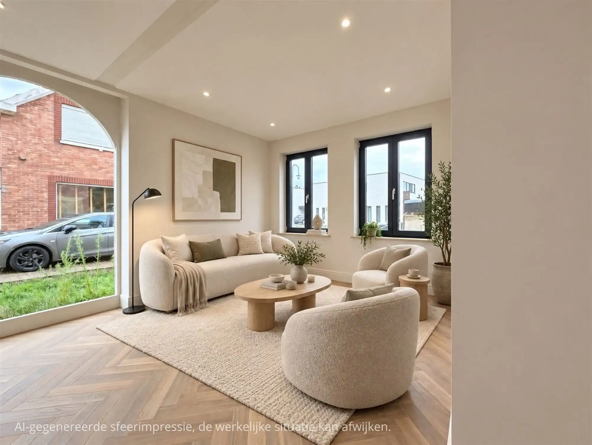 Prachtige ruwbouw woning met afgewerkt bijgebouw te koop! foto 5