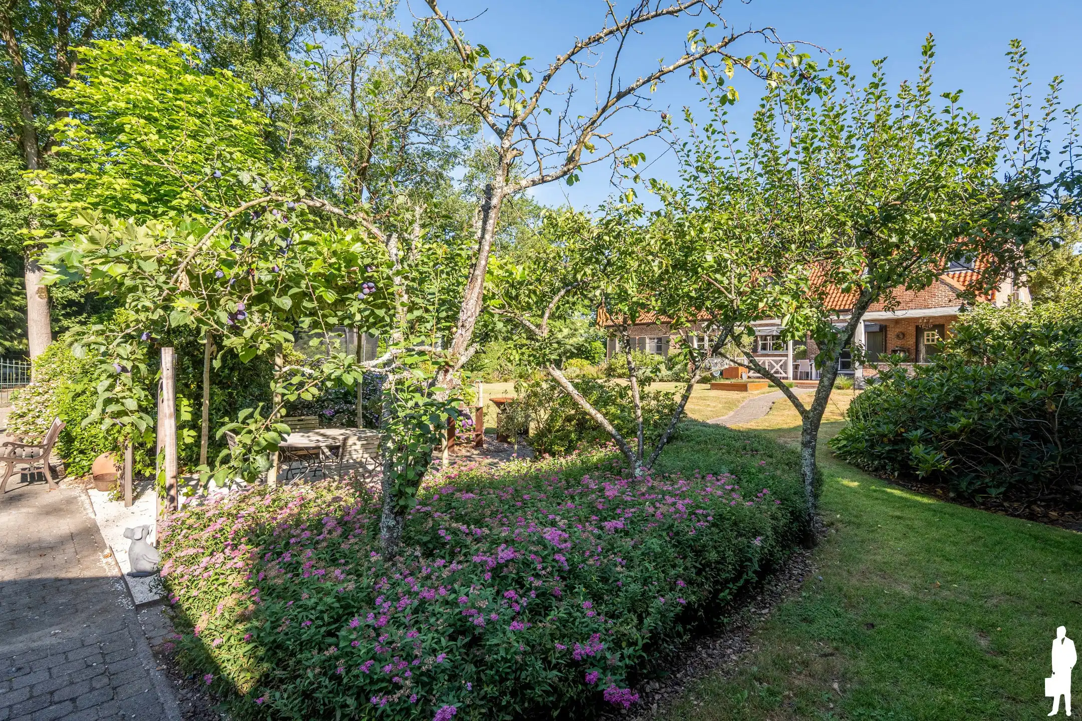 Ruime villa - natuurlijke ligging: bos & weiland; zuidtuin  foto 27