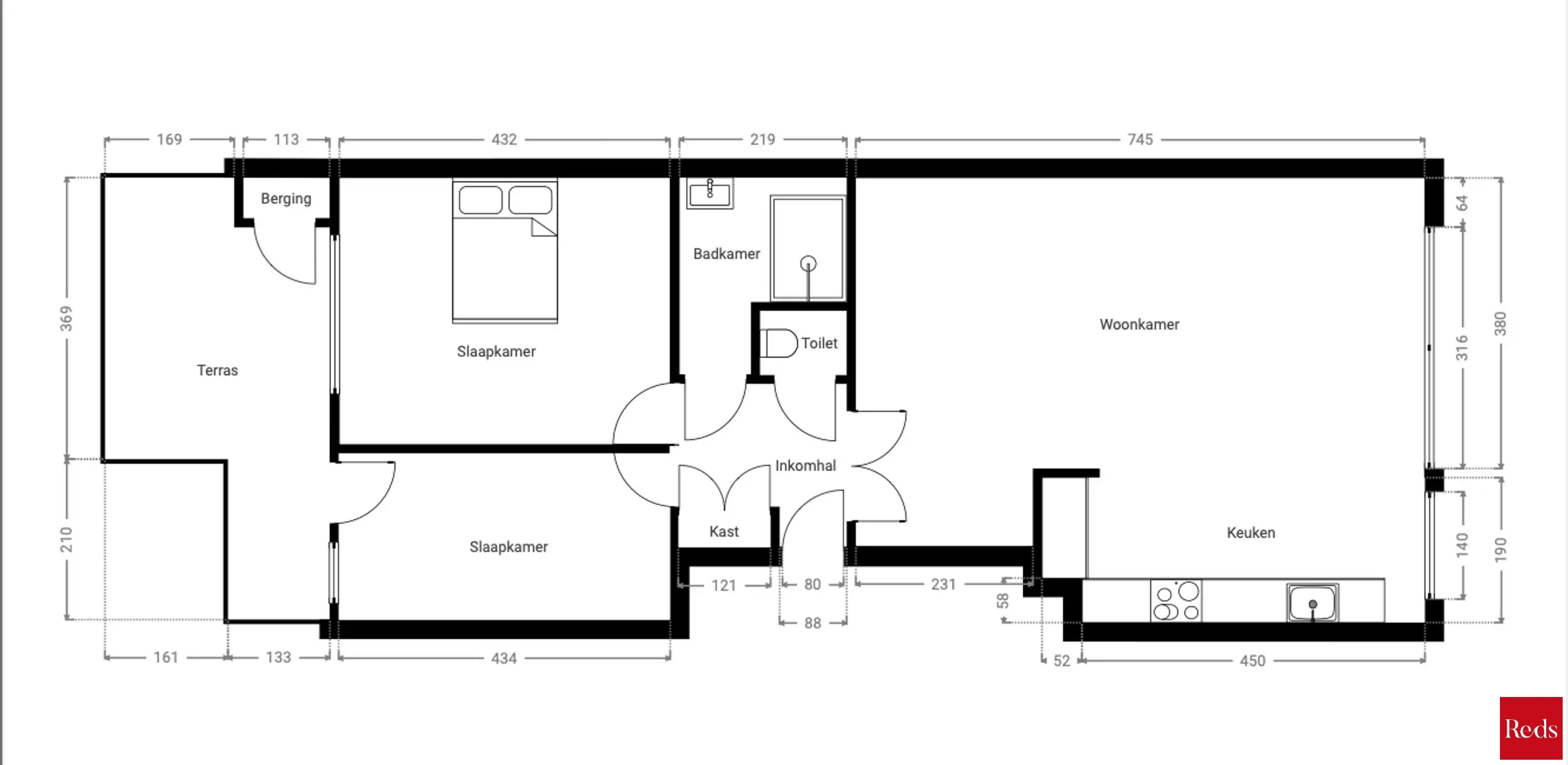 Gerenoveerd appartement nabij een groene omgeving foto 15