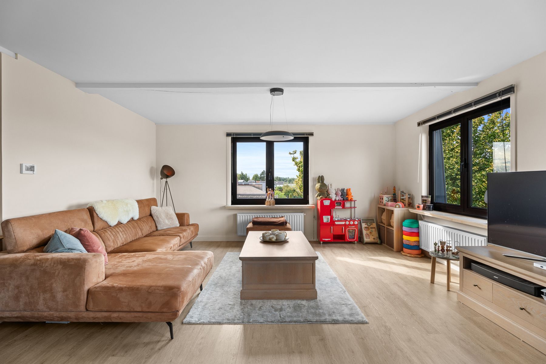 Ruim en lichtrijk appartement met grote garage en atelier foto 3
