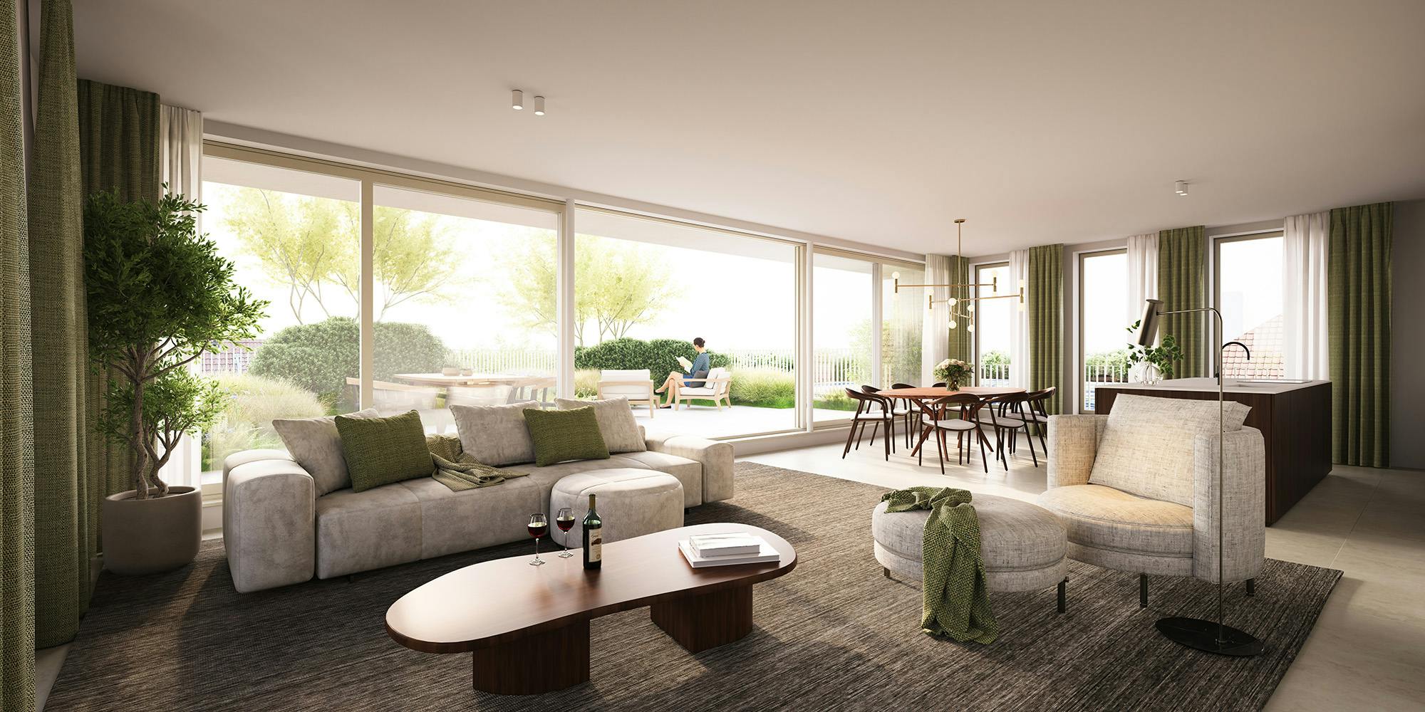 Exclusief tuinappartement in Villa d’Astene foto {{pictureIndex}}