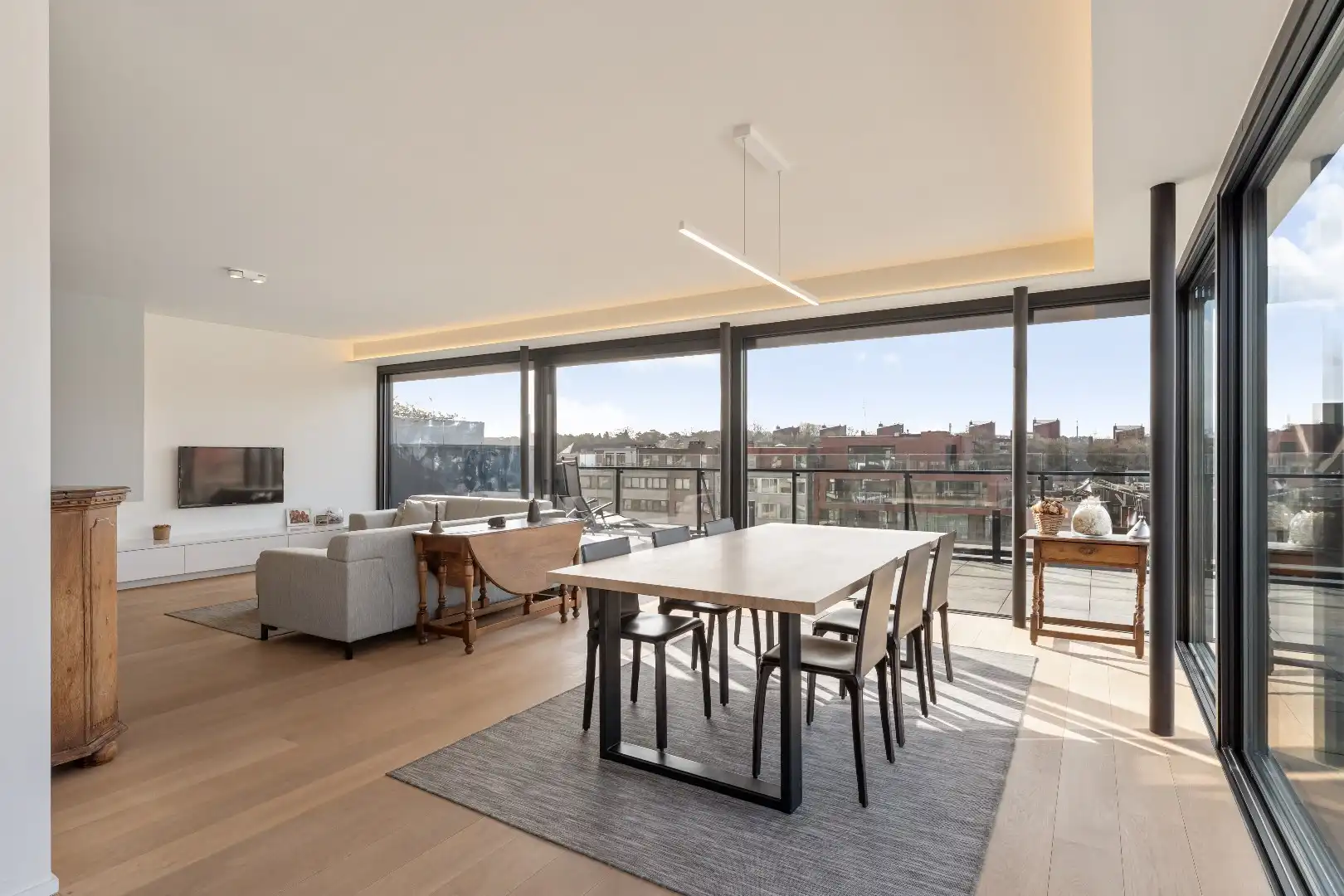 Exclusief penthouse met ruim terras, 2 slpk, dubbele autostaanplaats, centrum Genk foto 7