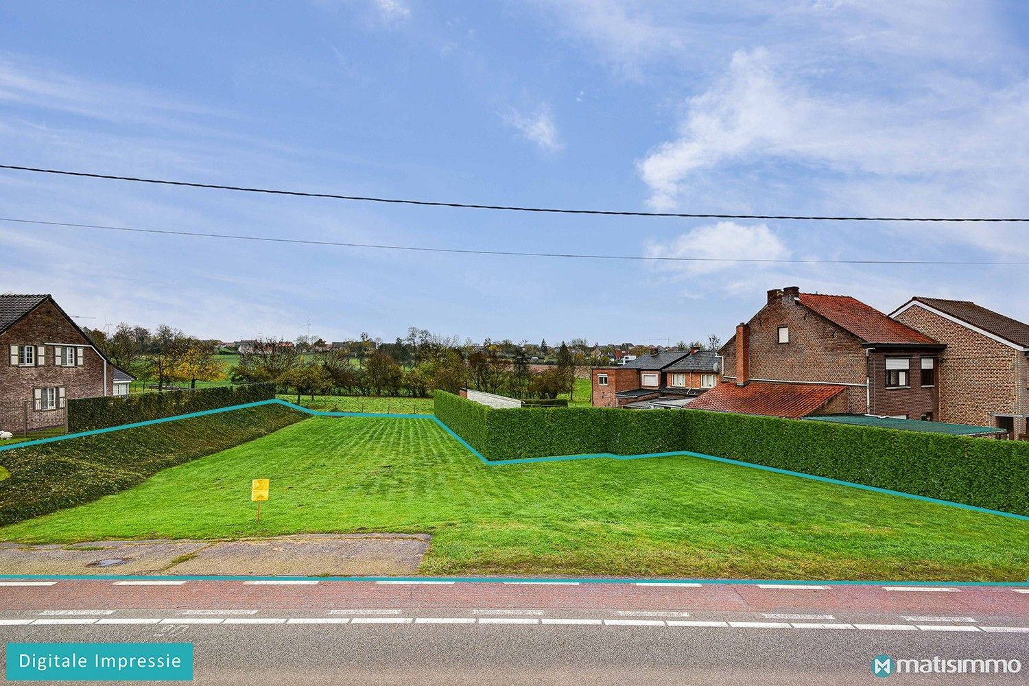 BOUWGROND MET ZAKELIJKE OF WOONFUNCTIE OP GUNSTIGE LOCATIE IN BILZEN foto 3