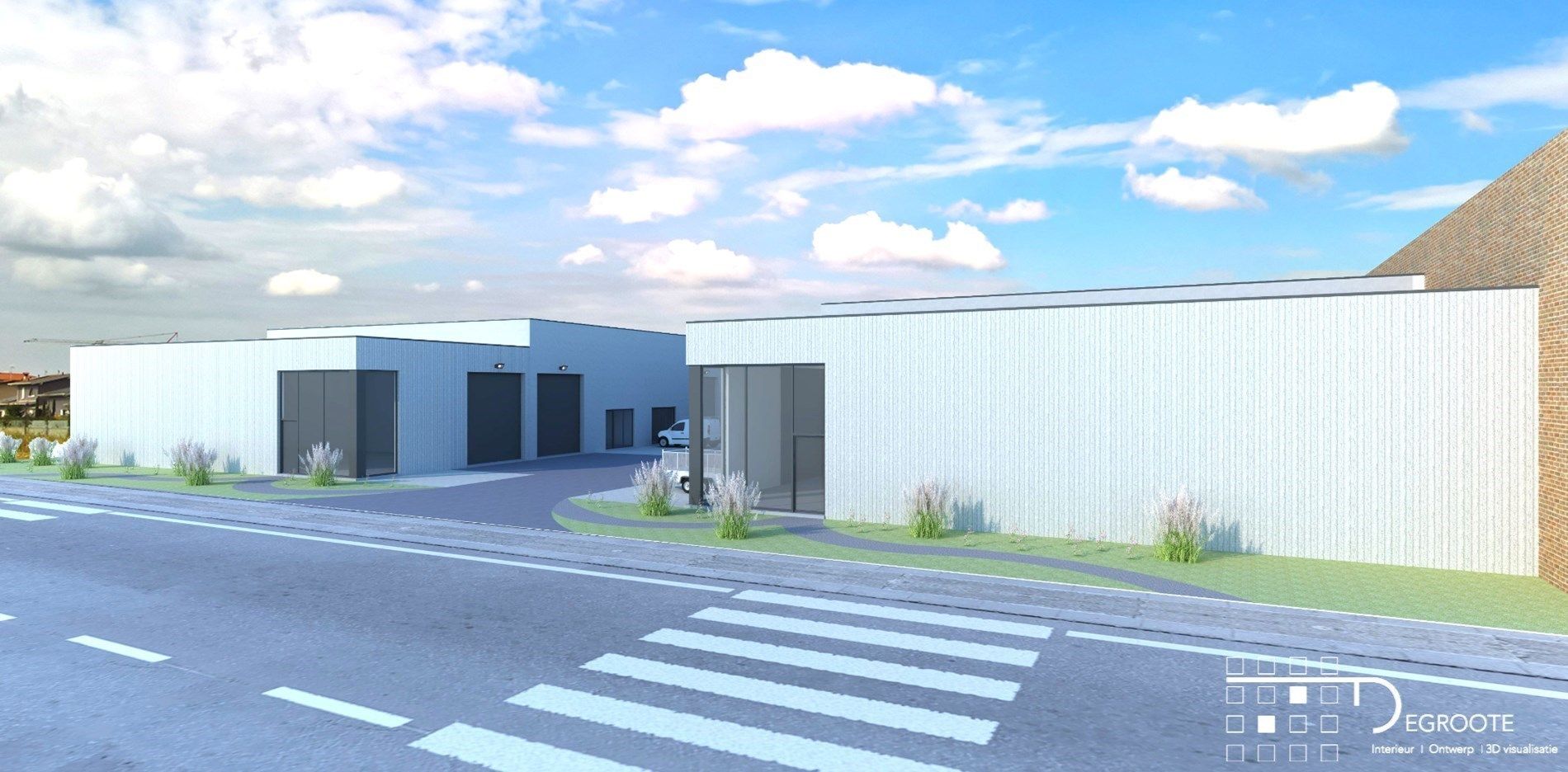 Nieuwbouw KMO-Unit in Waregem/Sint-Eloois-Vijve incl. 2 standplaatsen (Unit 1) foto 12