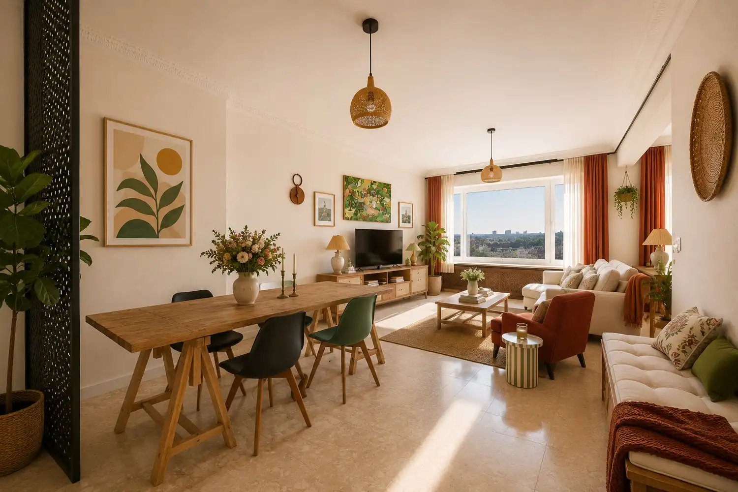 Ruim 2-slaapkamerappartement met prachtig uitzicht in Berchem foto 3