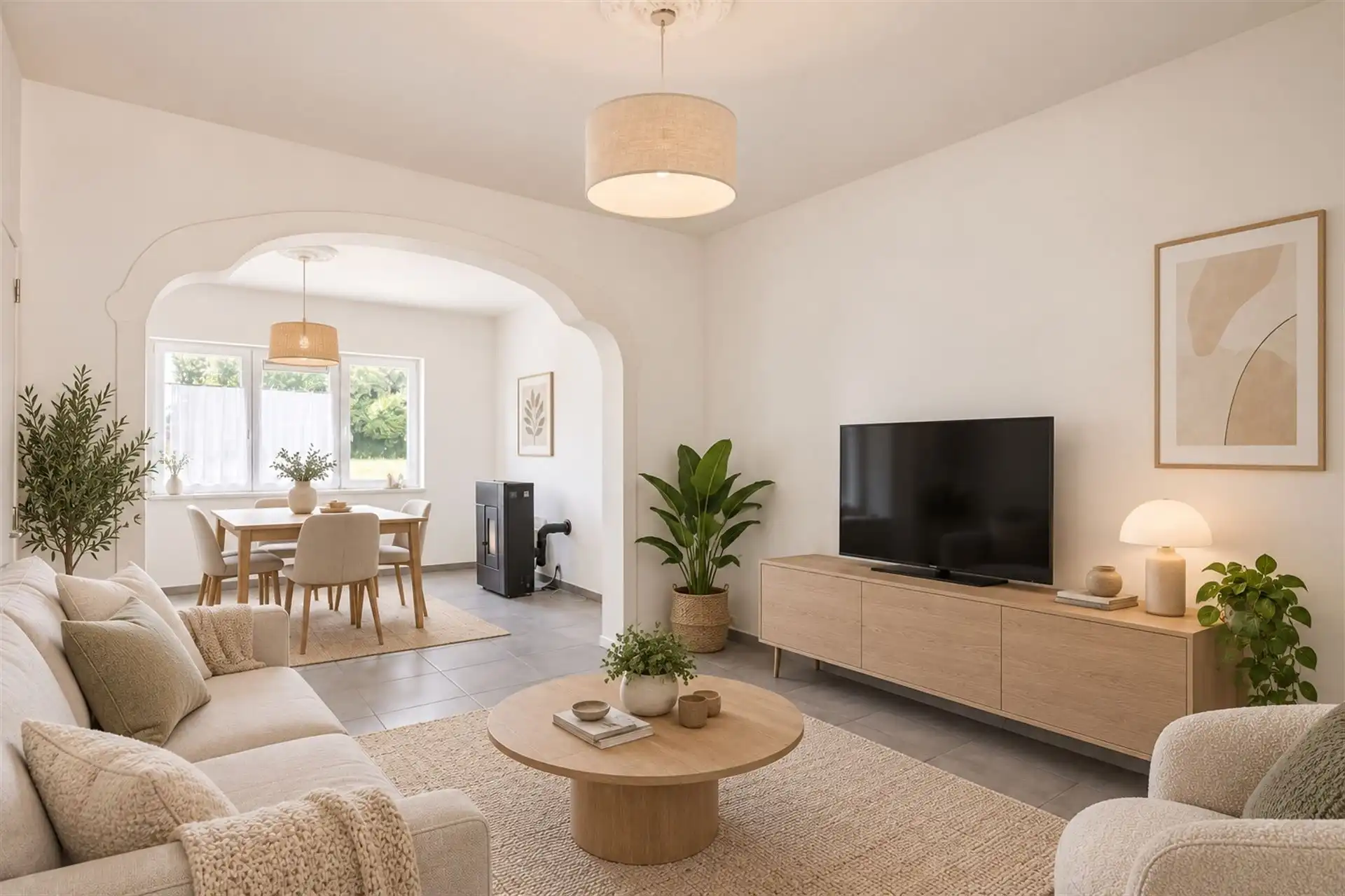 Mooie gerenoveerde halfopen woning met tuin in Saint-Sauveur foto 4