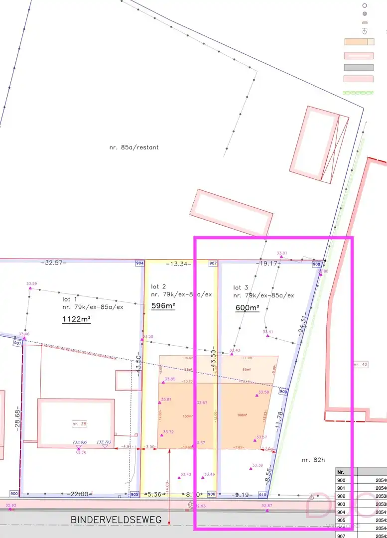 Perceel voor halfopen bebouwing van 6a00ca foto 4