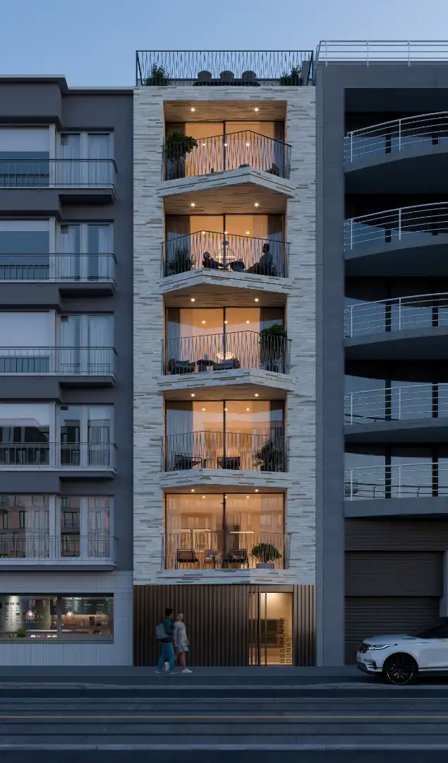 Zongericht nieuwbouw appartement te Oostduinkerke. foto {{pictureIndex}}