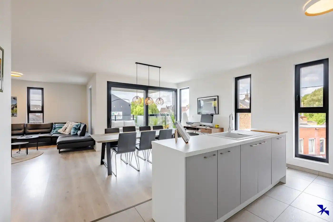 3 slpk appartement in recent gebouw met zonneterras foto 5