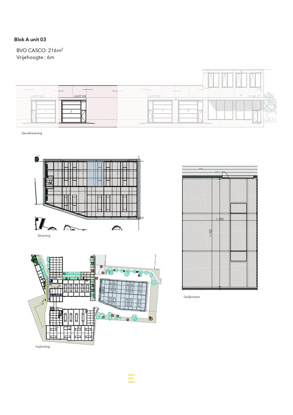 Nieuwbouw KMO-Unit van 216m² (met aansluiting op WARMTENET) en veel natuurlijke lichtinval op TOP-locatie te Kortrijk. foto 7
