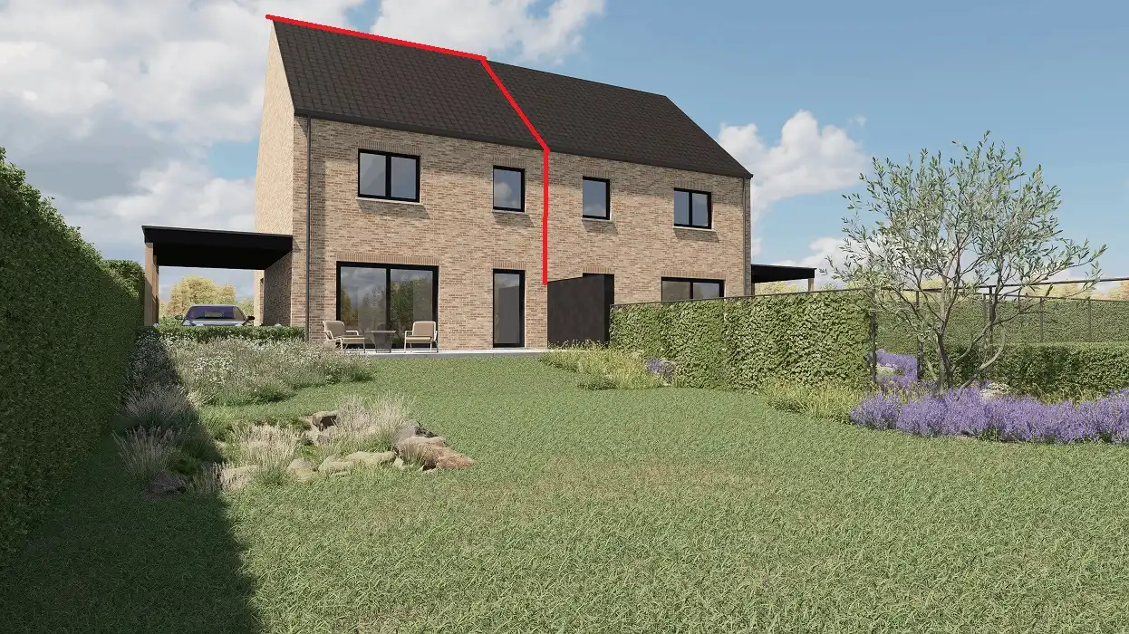 Duurzaam afgewerkte nieuwbouwwoning op een mooi perceel van 4a19ca! foto 5