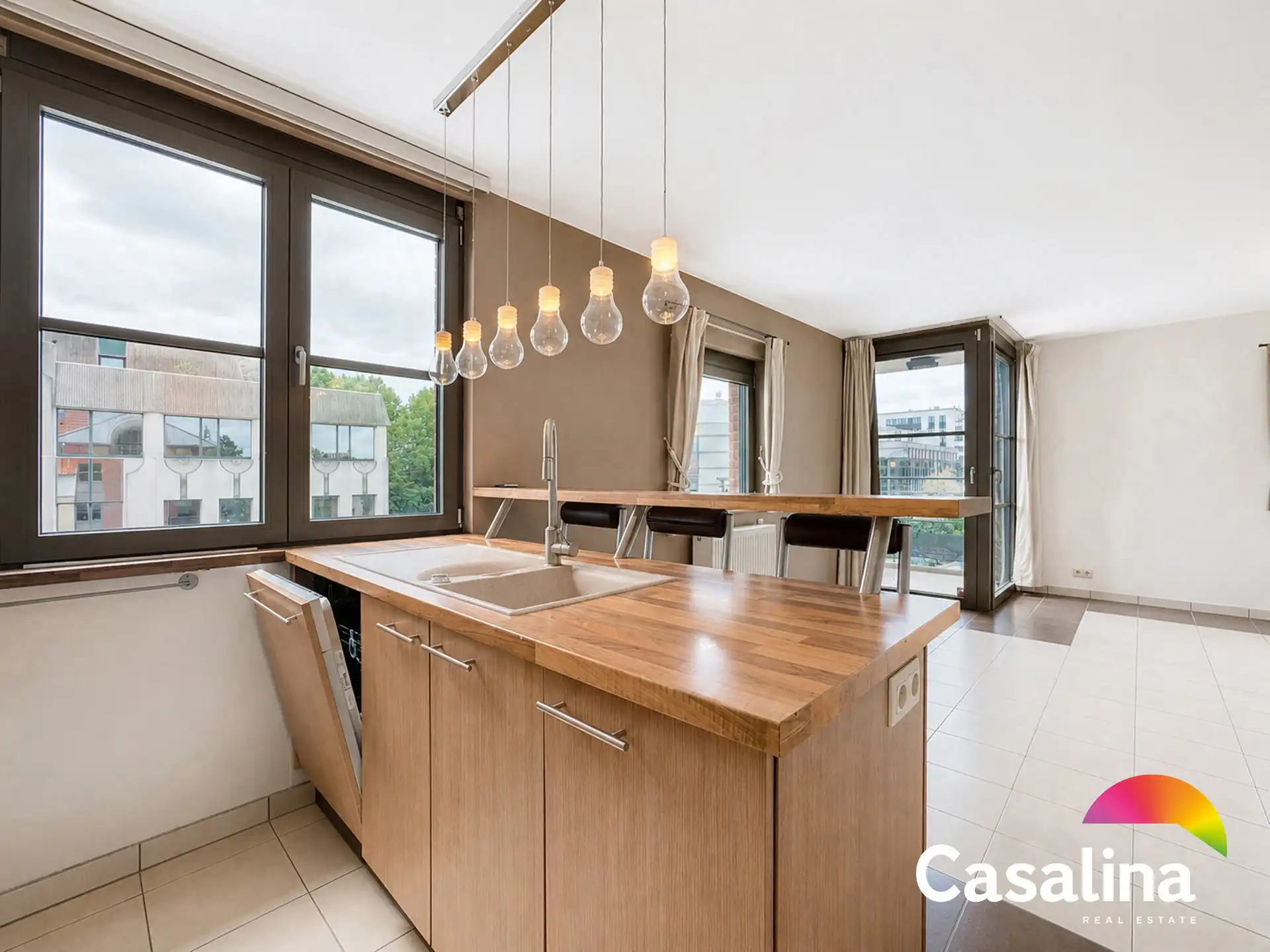 Zuidgericht appartement met 2 slaapkamers, terras en 2 Park. foto 9