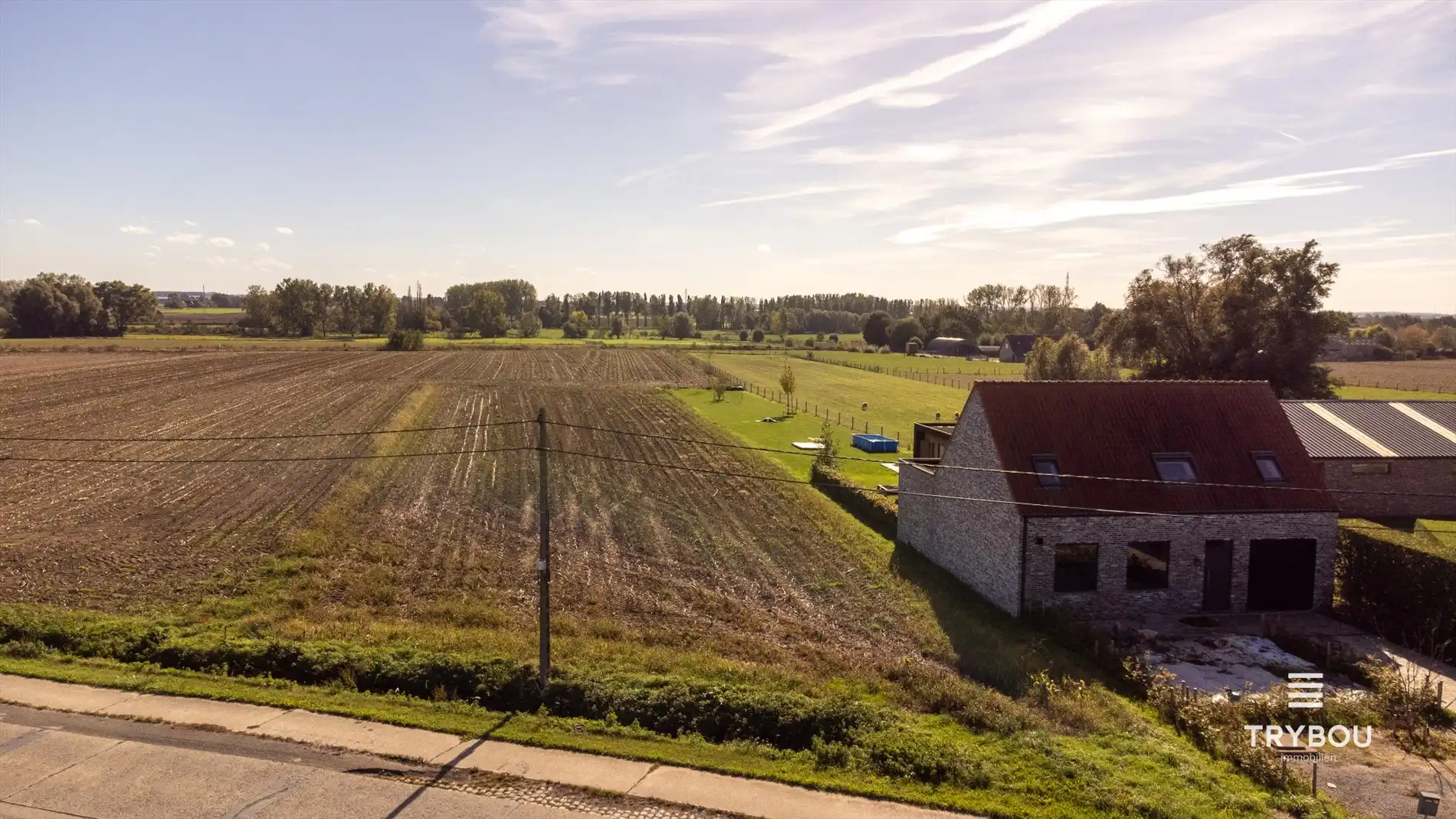 Ruime bouwgrond van 2.920 m² voor halfopen bebouwing in Poelkapelle foto 2