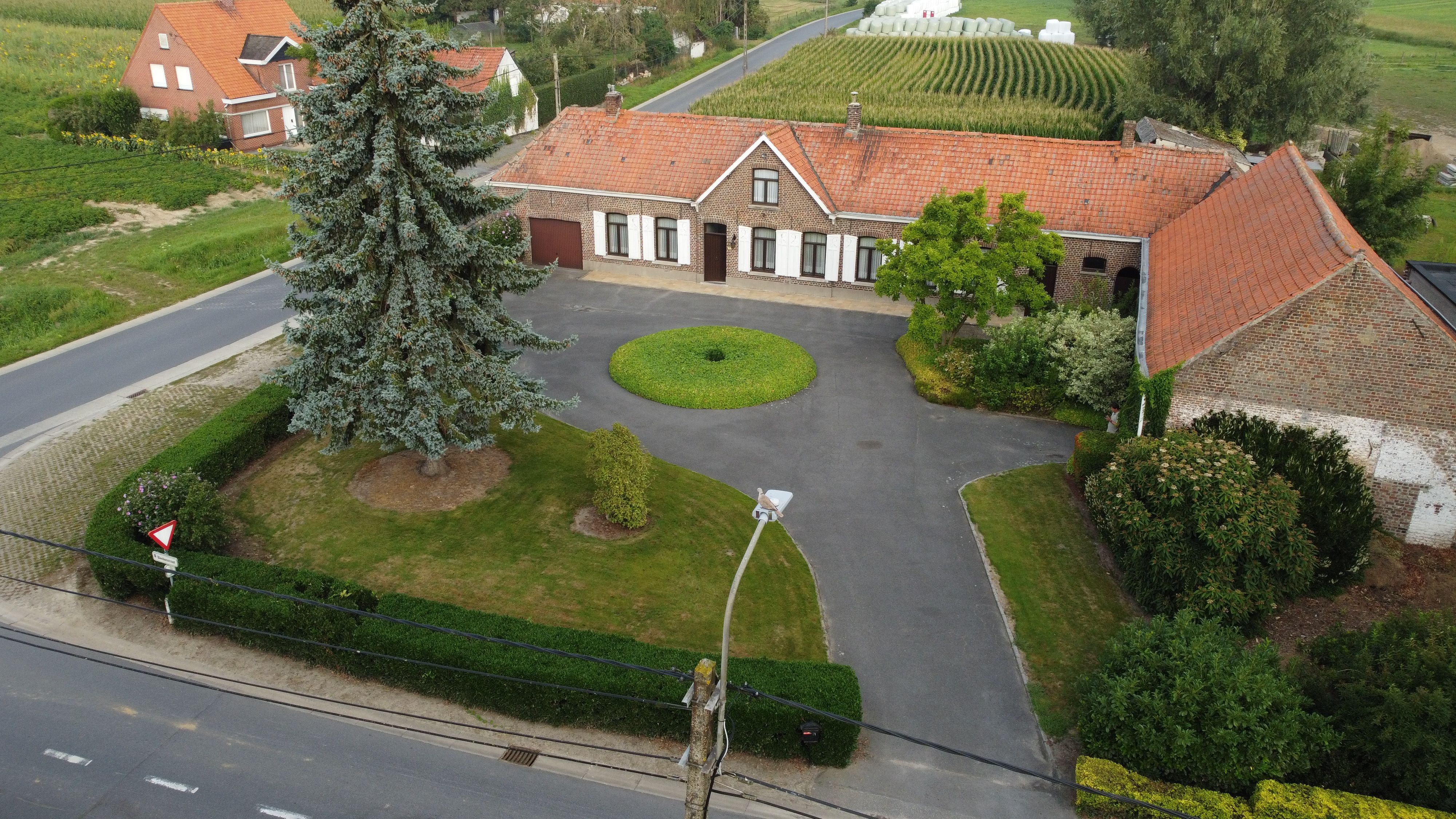 Hoeve met stallen op 3780 m² aan de grens met Elsegem foto 2