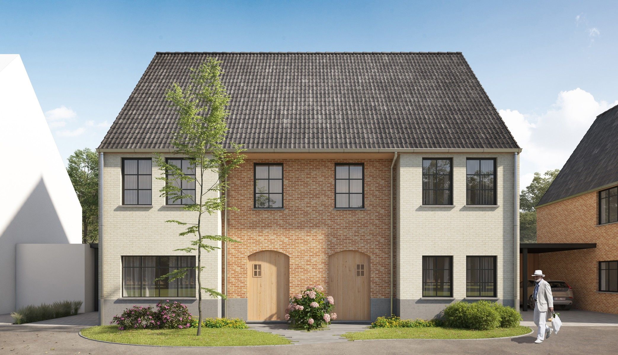 Landelijke, halfopen woning foto 3