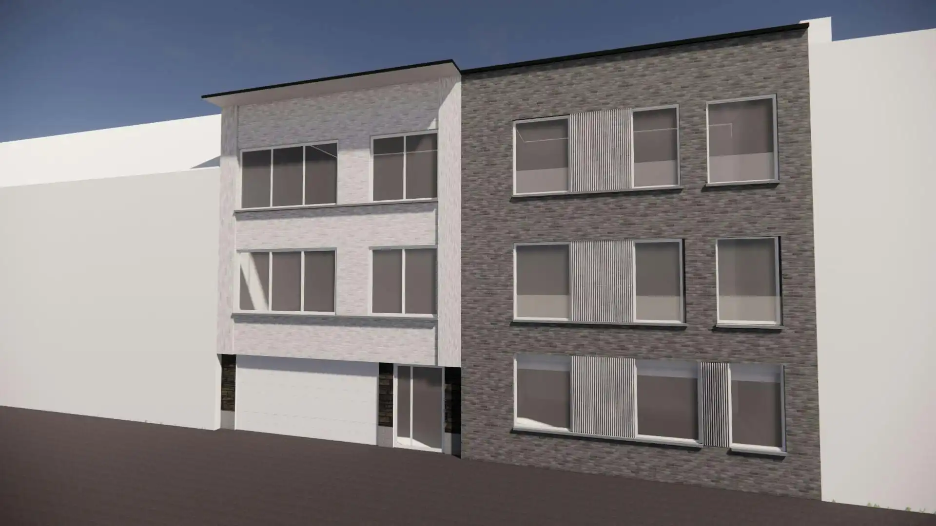 Vergunde opbrengsteigendom voor bouw 5 appt & 2 garages foto 2