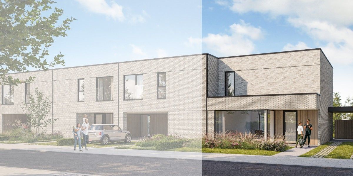 Lot 5: Halfopen bebouwing met 3 slpk., tuin en fietsberging foto 2