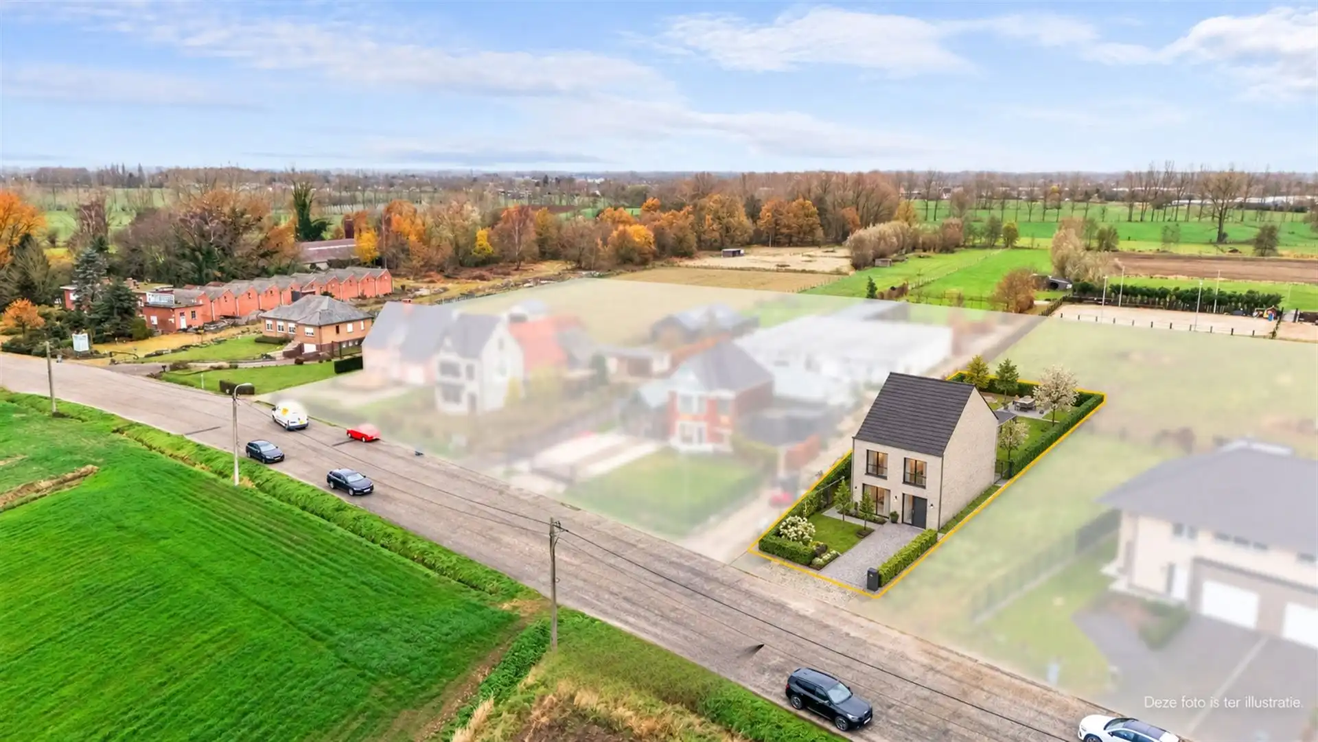 Residentiële bouwgrond voor HOB aan stadsrand Lokeren foto 5
