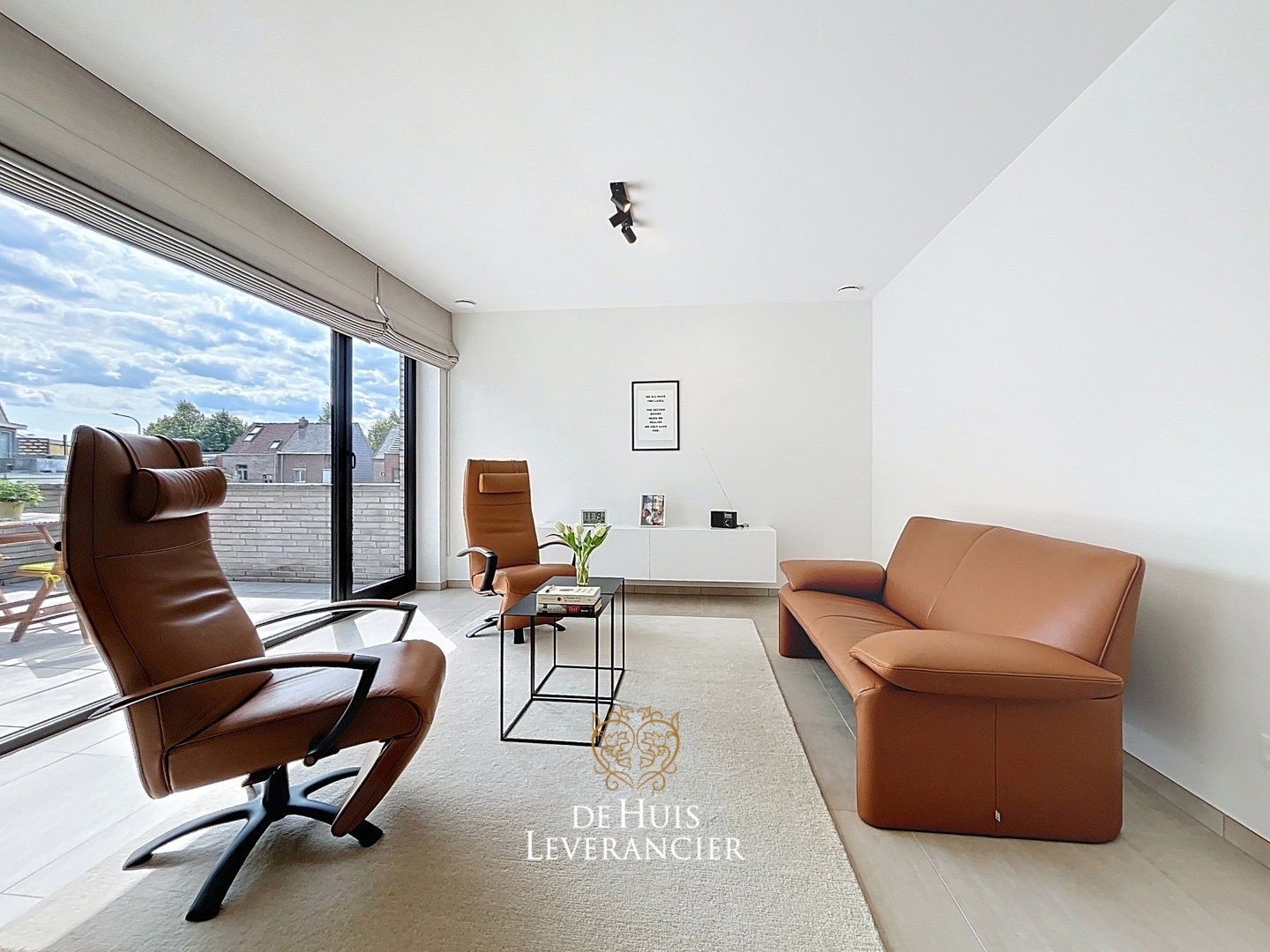 Discrete luxe & tijdloze elegantie : subliem nieuwbouwappartement met terras en gemeenschappelijk tuin te koop in Boechout foto 5