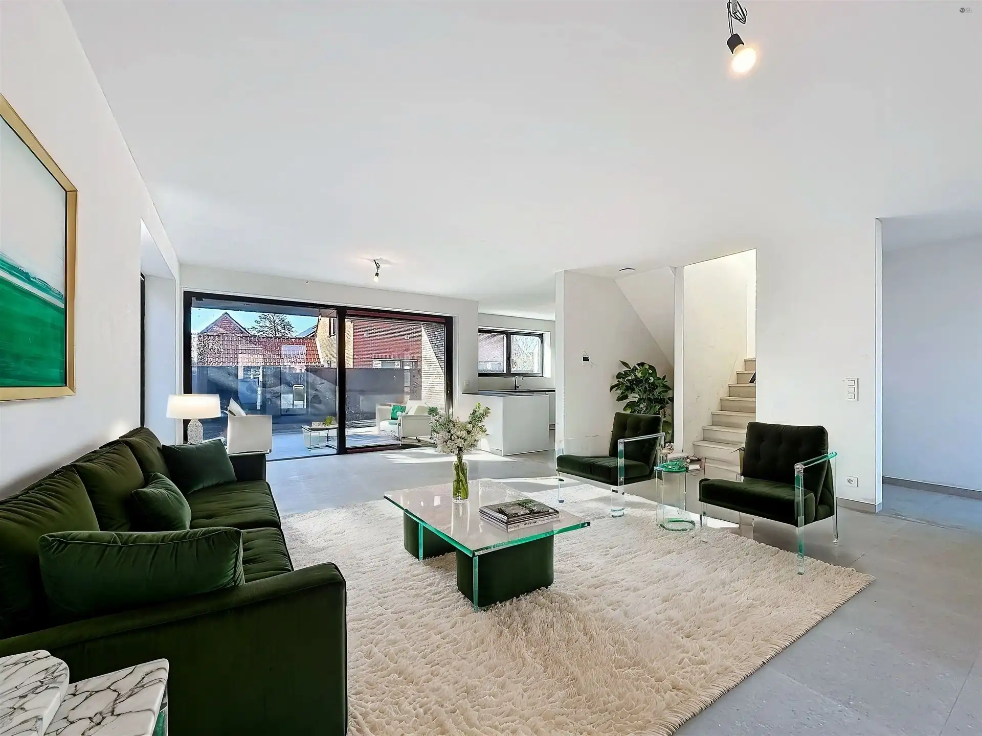 BEN nieuwbouw woning met 3 slp en garage op perceel van 320m² (ruwbouw winddicht) foto {{pictureIndex}}