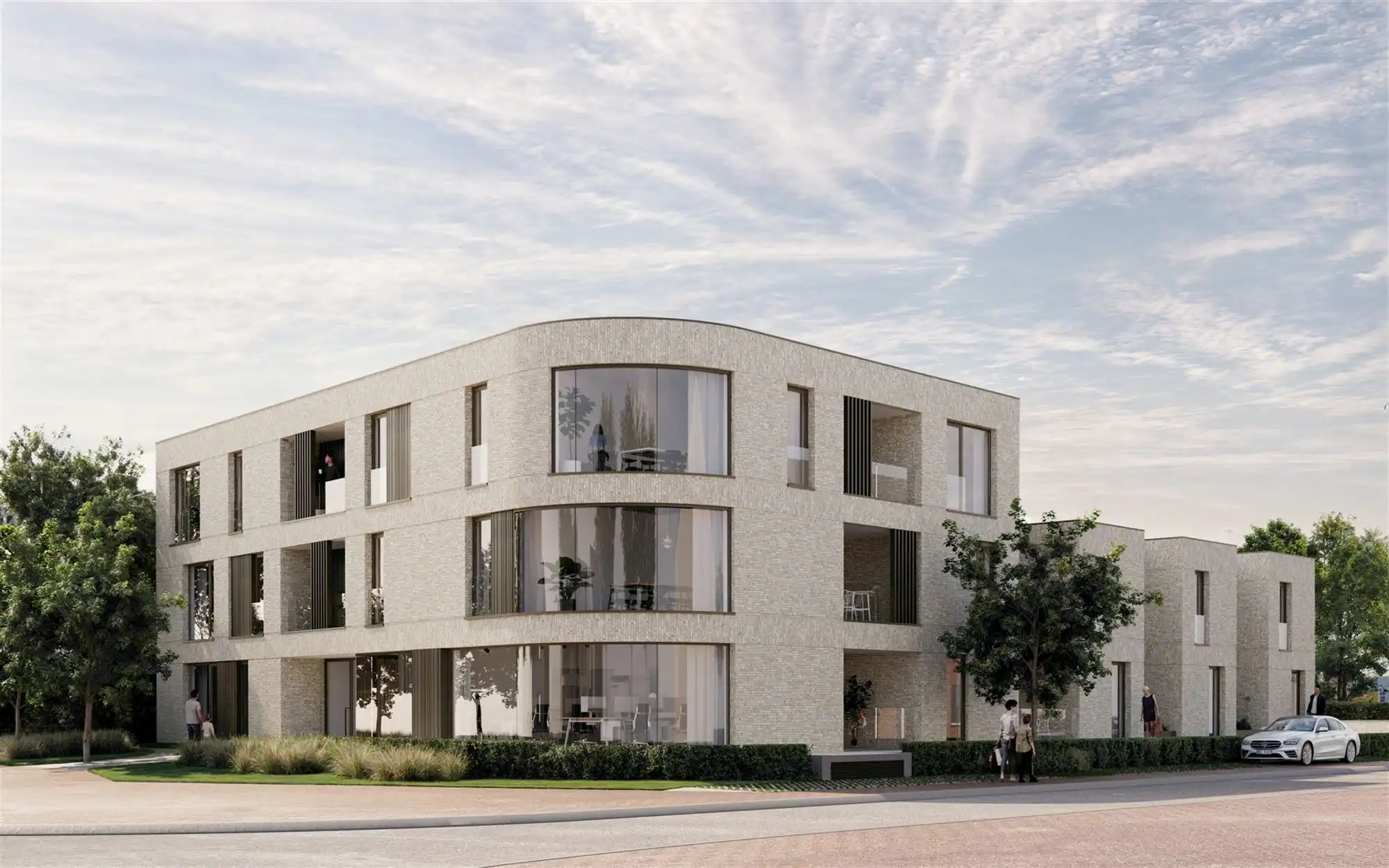 Nieuwbouw appartement met 2 slaapkamers. foto {{pictureIndex}}