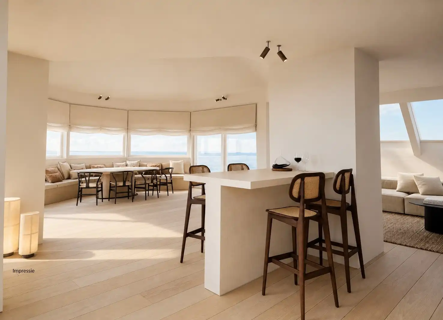 Unieke penthouse met vier terrassen en frontaal zeezicht te Sint-André (Oostduinkerke) foto 16