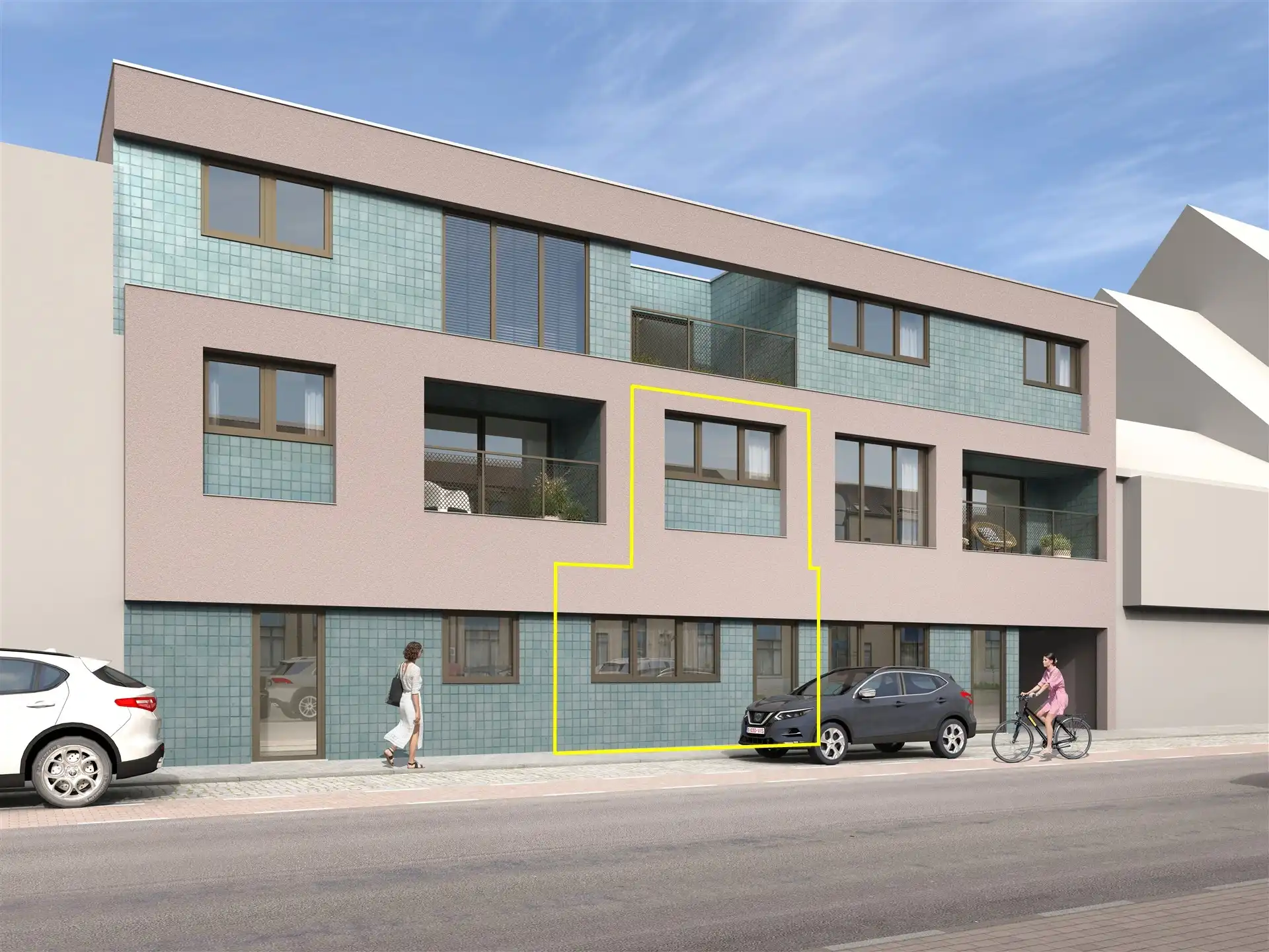 Gelijkvloers duplex appartement met tuin in Wetteren foto 3