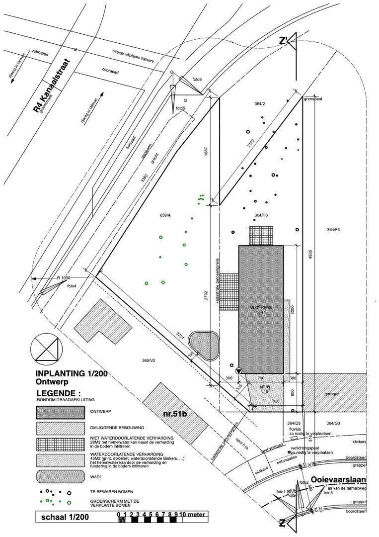 Grond van 970 m² voor open bebouwing in Zelzate foto 9