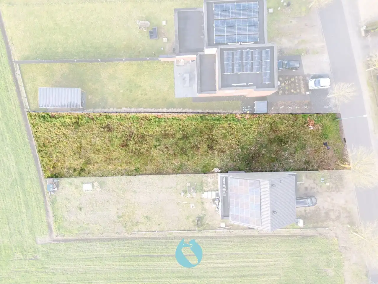 Bouwgrond van 571 m² met te realiseren halfopen bebouwing foto 2