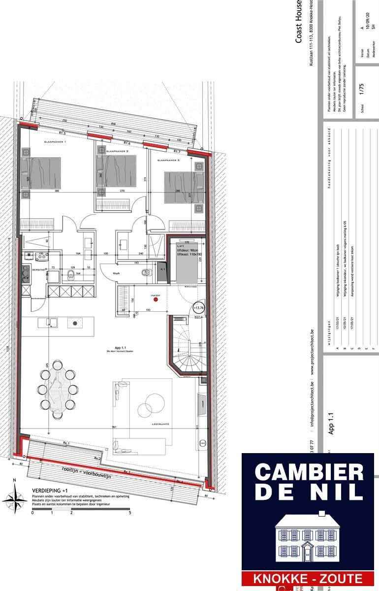 Nieuwbouwappartement met 3 slaapkamers in hartje Zoute foto 24