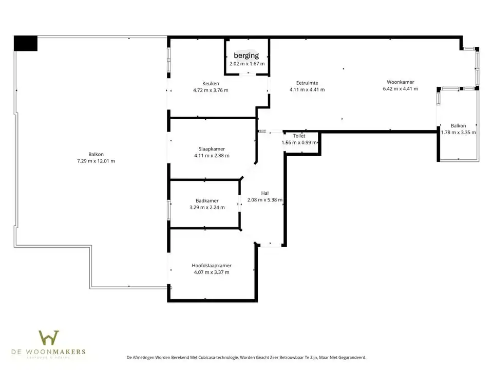 RUIM APPARTEMENT MET UITZONDERLIJK TERRAS VAN +50M² IN SINT-TRUIDEN foto 30