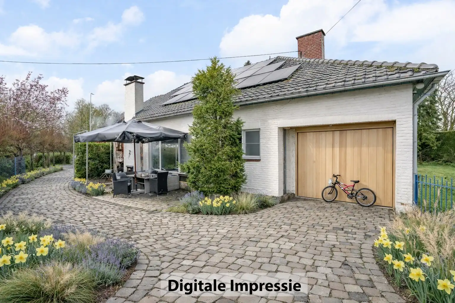 Op te knappen karakteristieke hoekwoning, 4 slpk, (EPC-label C) gelegen aan het Haspengouwse landschap. foto 15