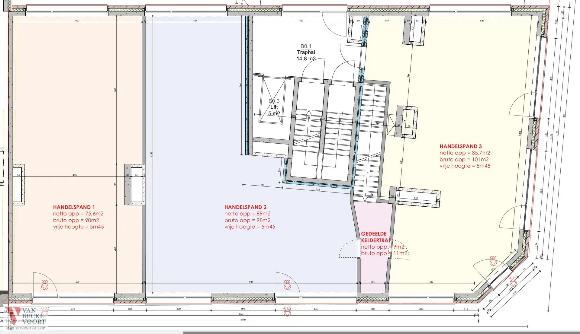 Handelsgelijkvloers 98m² foto 6