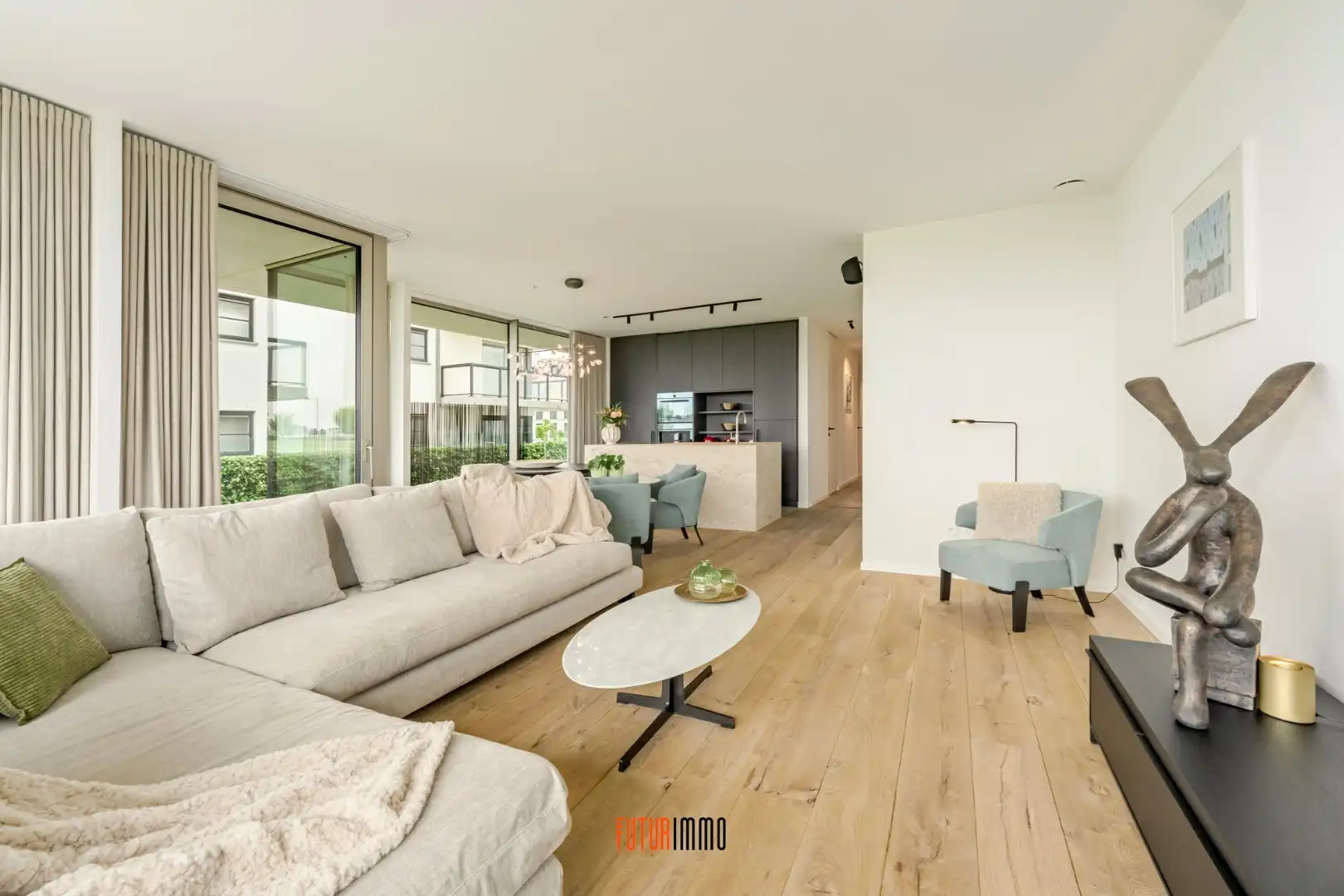 Luxueus 3-slpk hoekappartement - uniek! foto 2