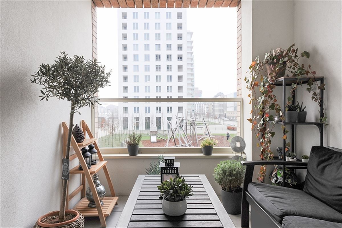 Tof 1 slaapkamer appartement met zicht op het Kattendijkdok foto 15