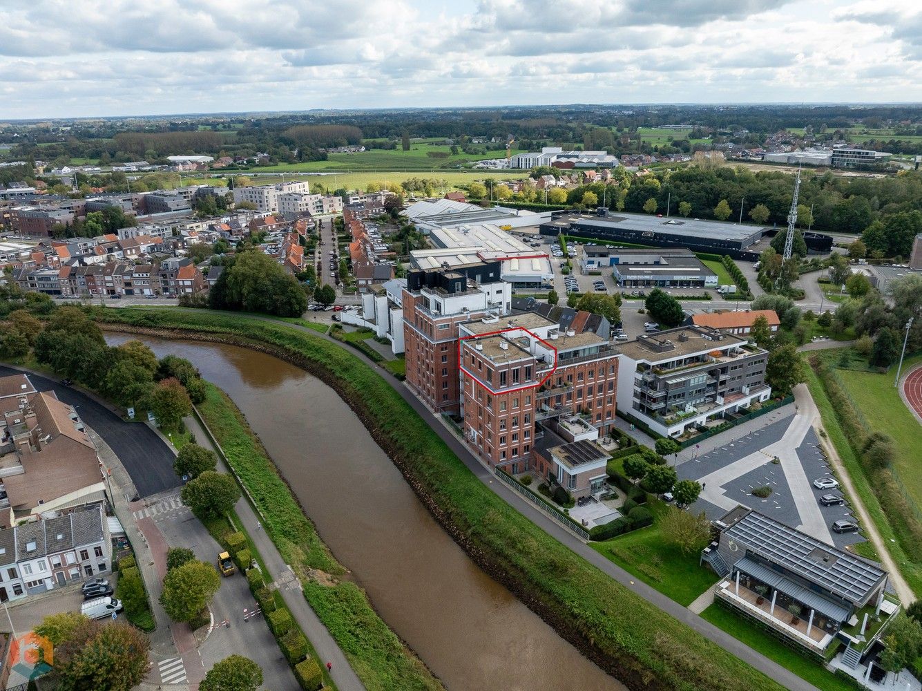 Unieke penthouse met 2 slpkrs aan de vaart te Lier foto 31