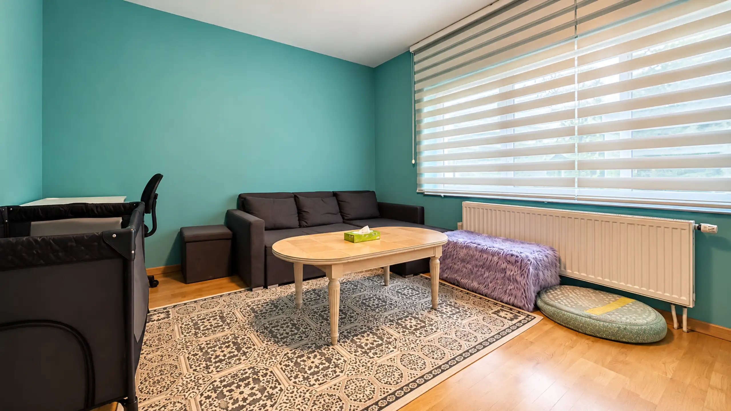 Instapklare halfopen bebouwing met zonnige tuin en garagebox foto 22